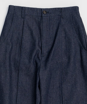 【26SPRING PRE-ORDER】Center Pin Tuck Denim Pants