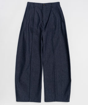 【26SPRING PRE-ORDER】Center Pin Tuck Denim Pants