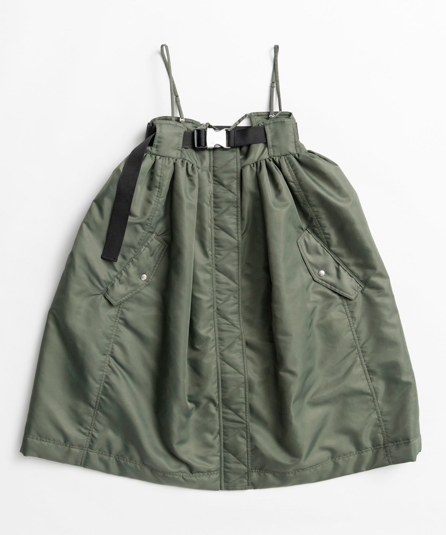 【26AUTUMN PRE-ORDER】2WAY MA-1-Like Military Mini Dress