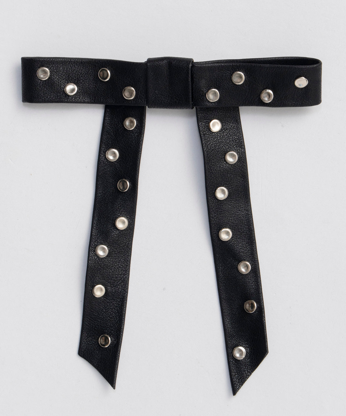 Leather Ribbon barrette