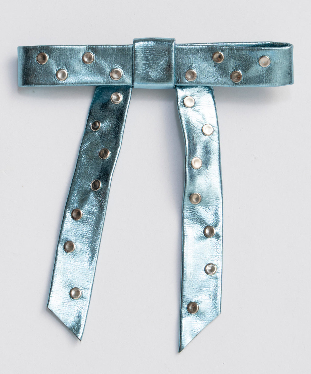 Leather Ribbon barrette