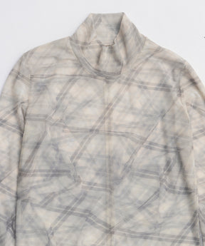 【SALE】Plaid Mesh Tops