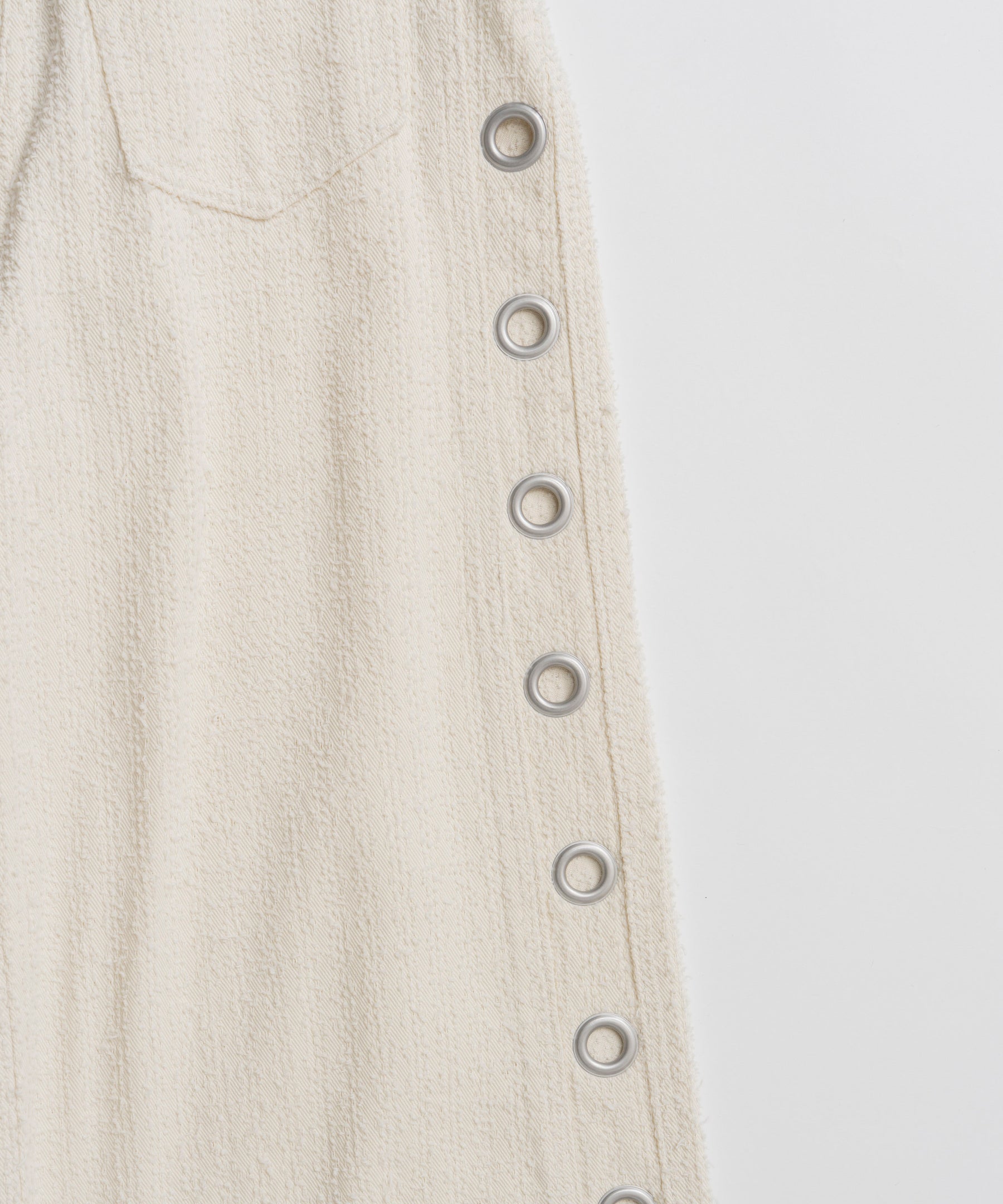 【2026Summer PRE-ORDER】Needle Punch Eyelet Denim