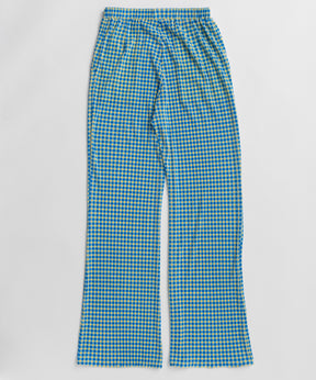 Check Pleated Pants