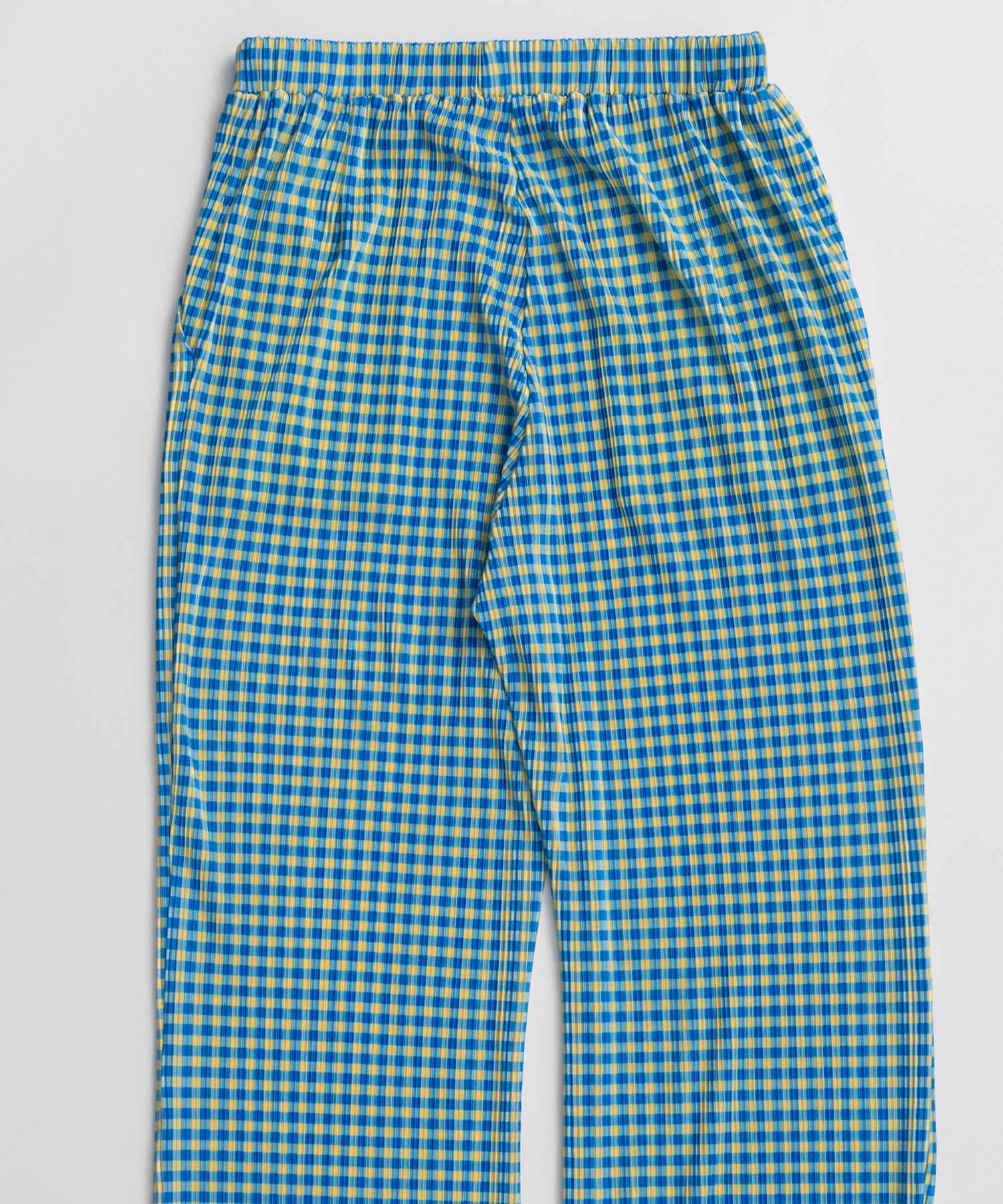 Check Pleated Pants