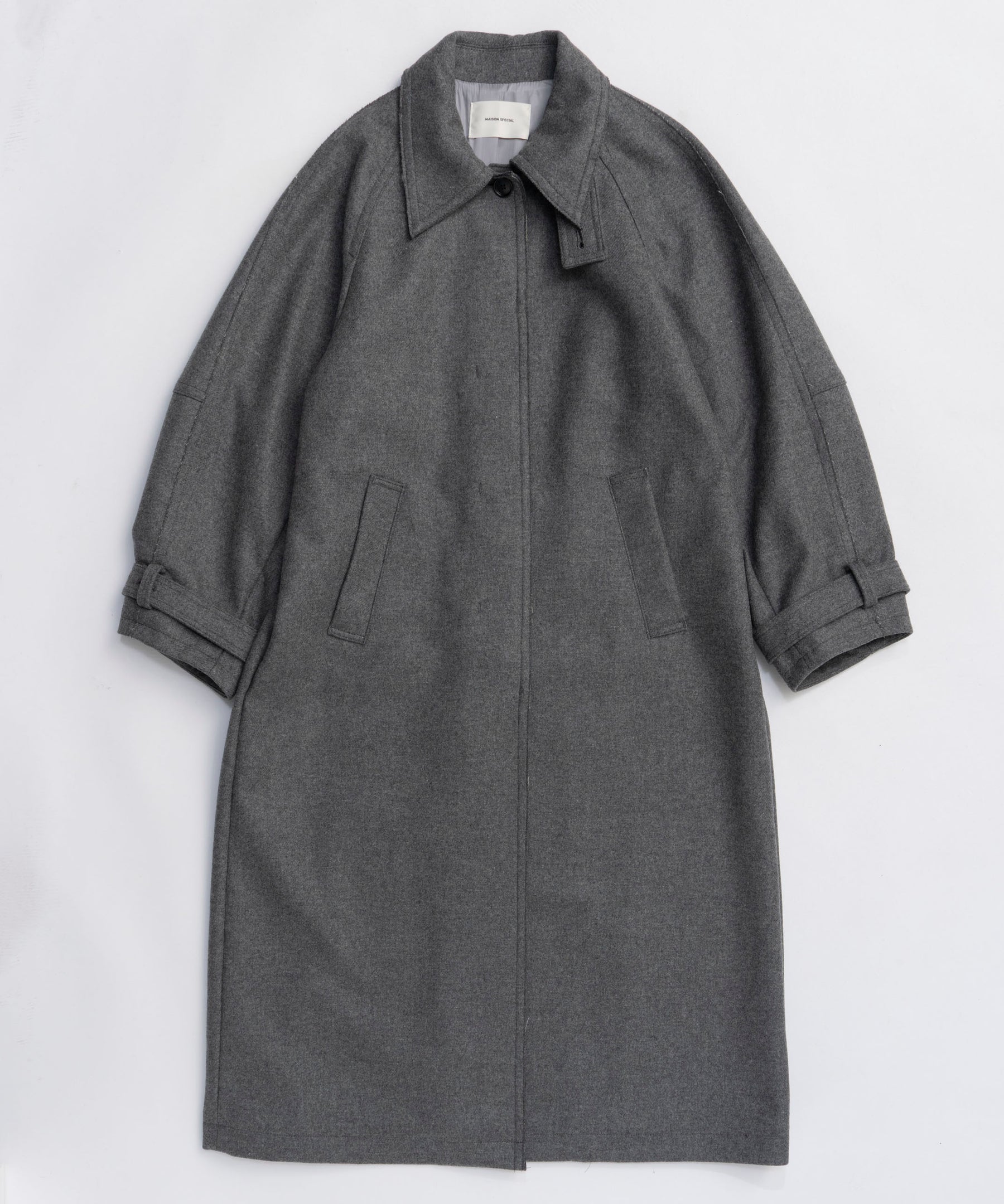 コリンシアン セレクト500 ベロン ヴェロン パルマ ホーム 25WINTER PRE-ORDER】Clear Melton Balmacaan Coat