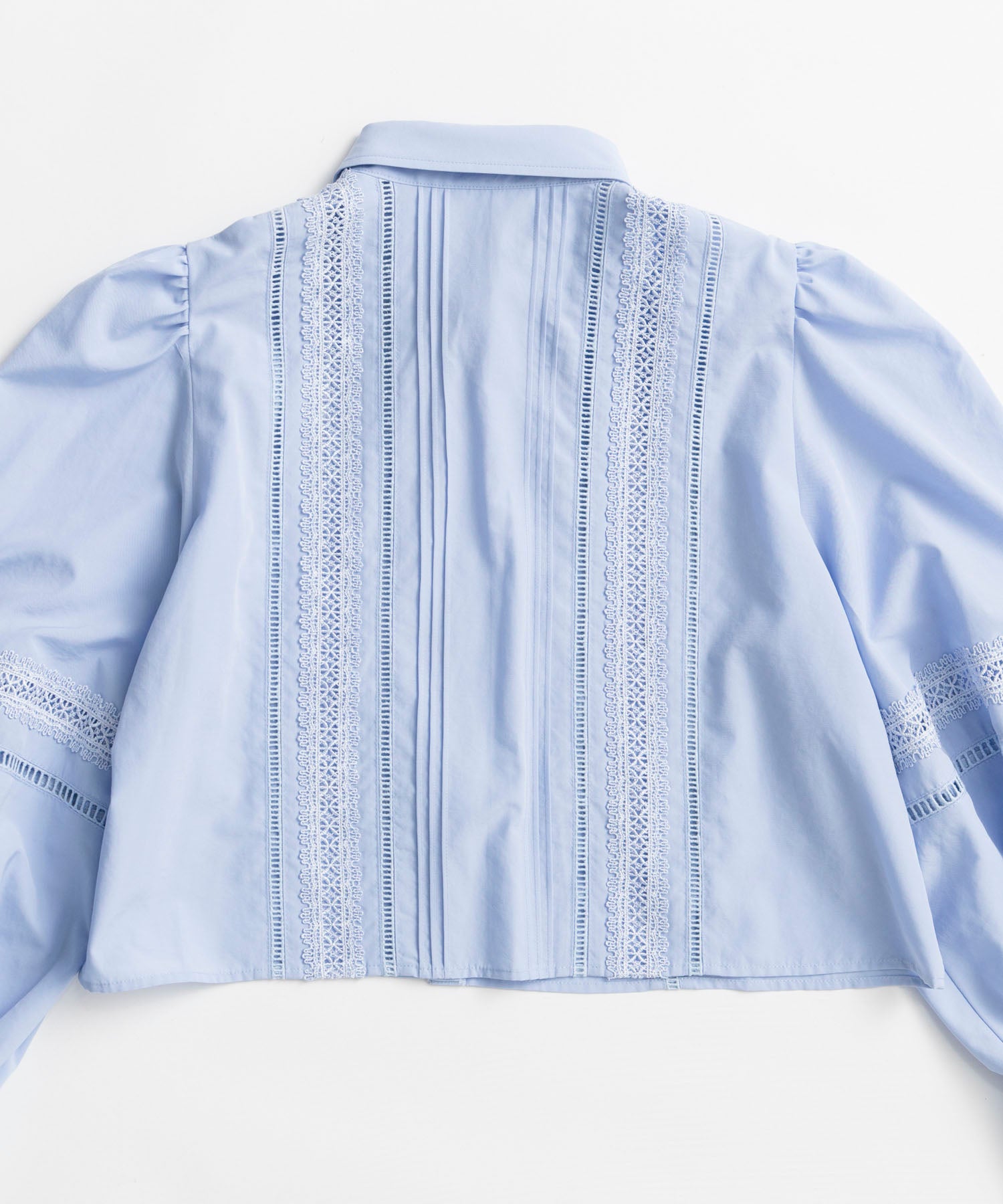 【26AUTUMN PRE-ORDER】Pintuck Lace Blouse