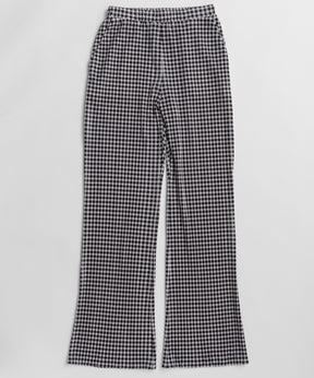 Check Pleated Pants