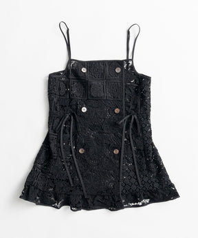 【26AUTUMN PRE-ORDER】Lace Apron Tunic