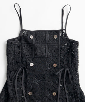 【26AUTUMN PRE-ORDER】Lace Apron Tunic