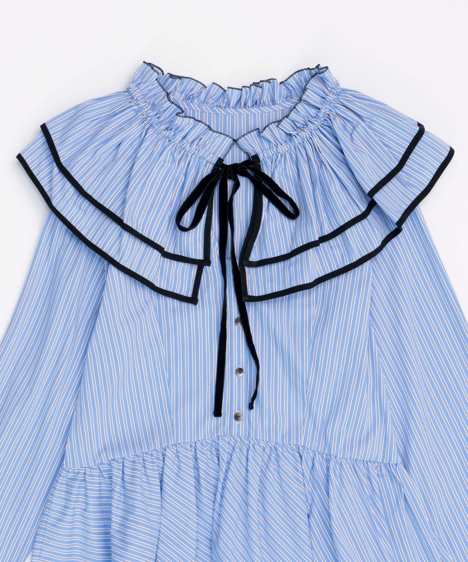 [24Autumn PRE-ORDER] Edge Trim Ruffle Shirt