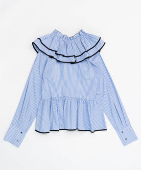 [24Autumn PRE-ORDER] Edge Trim Ruffle Shirt