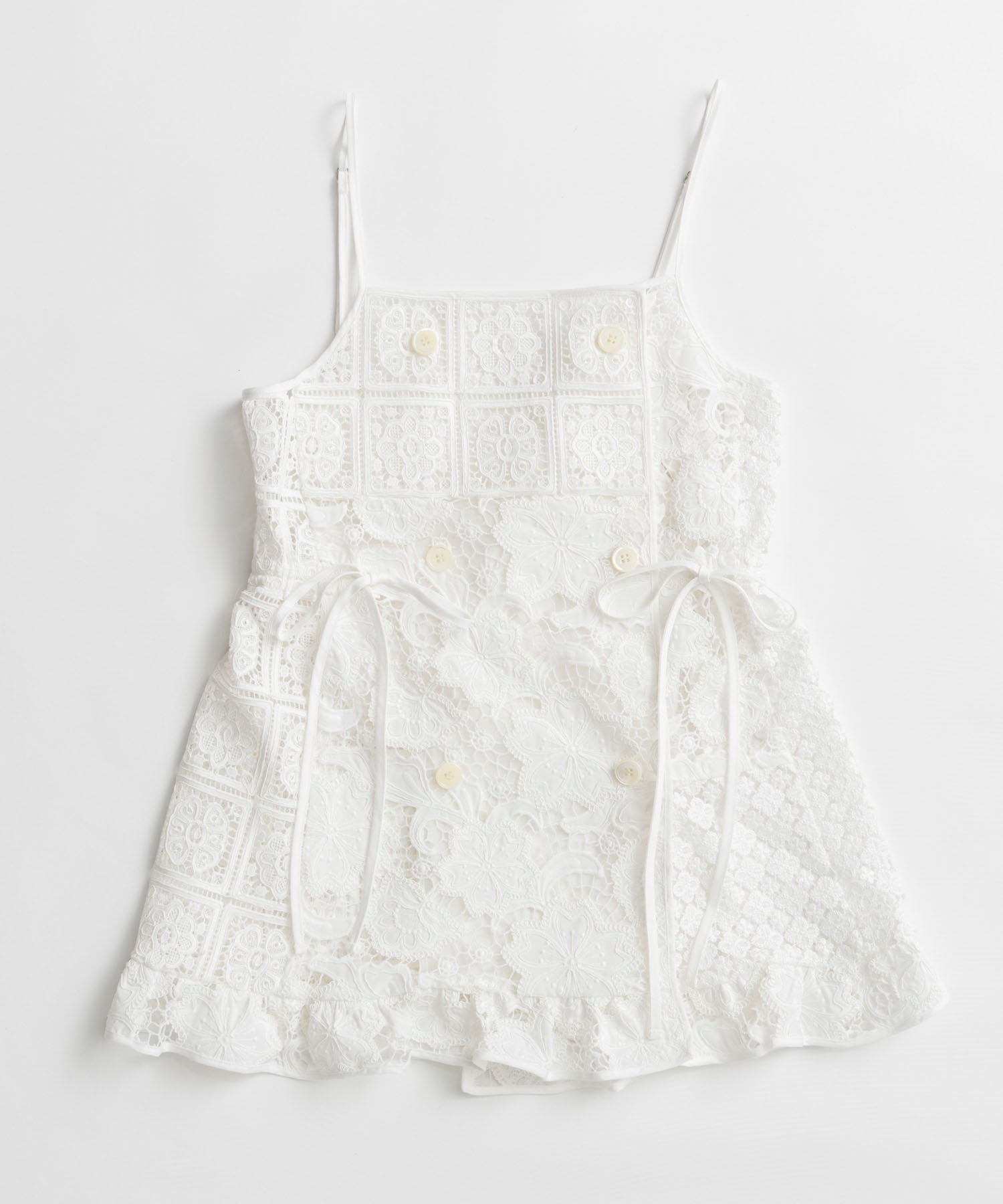 【26AUTUMN PRE-ORDER】Lace Apron Tunic