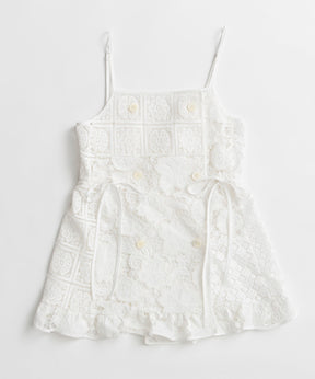 【26AUTUMN PRE-ORDER】Lace Apron Tunic