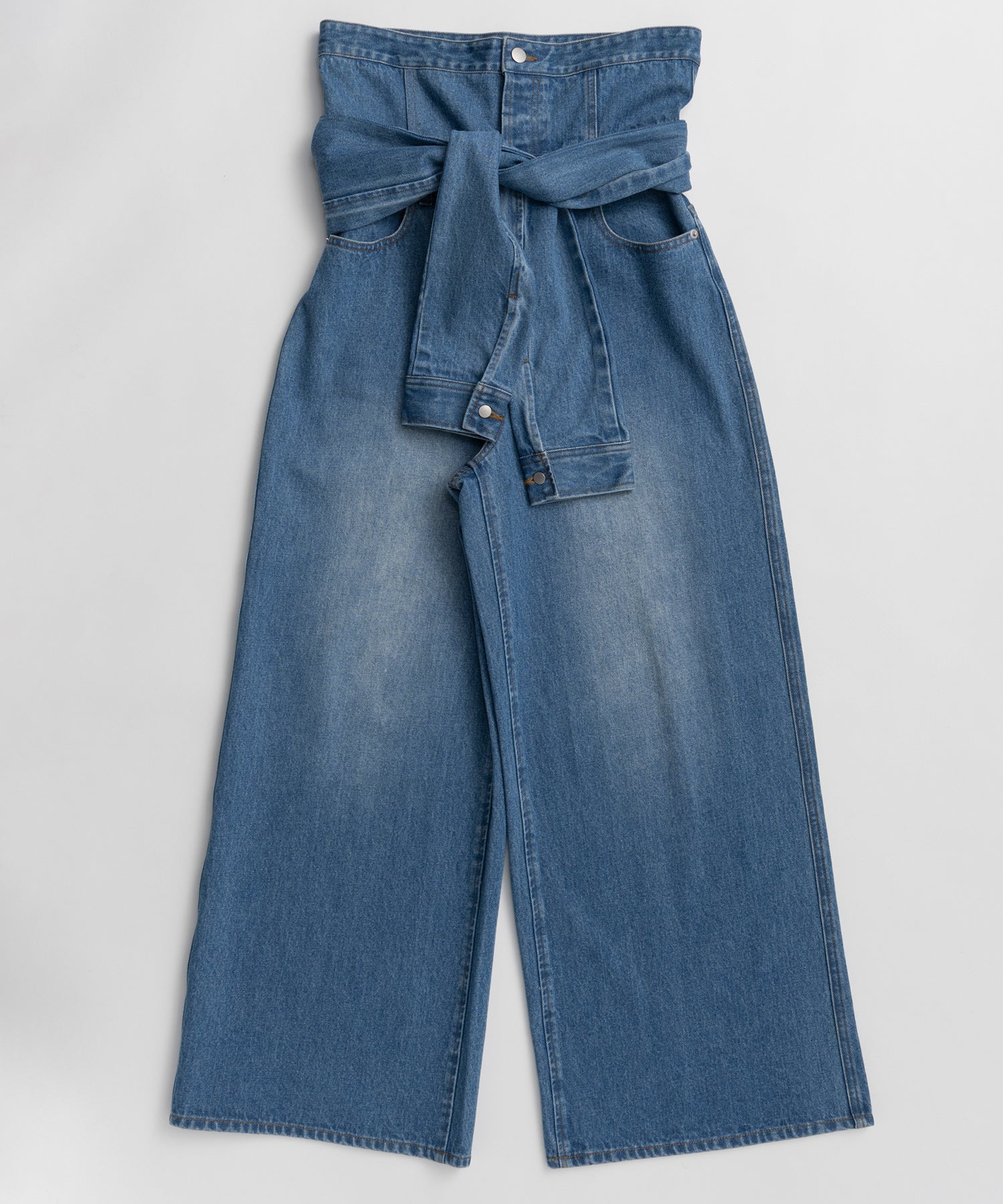 【2026Summer PRE-ORDER】2WAY High-Waist Wide Denim
