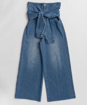 【2026Summer PRE-ORDER】2WAY High-Waist Wide Denim