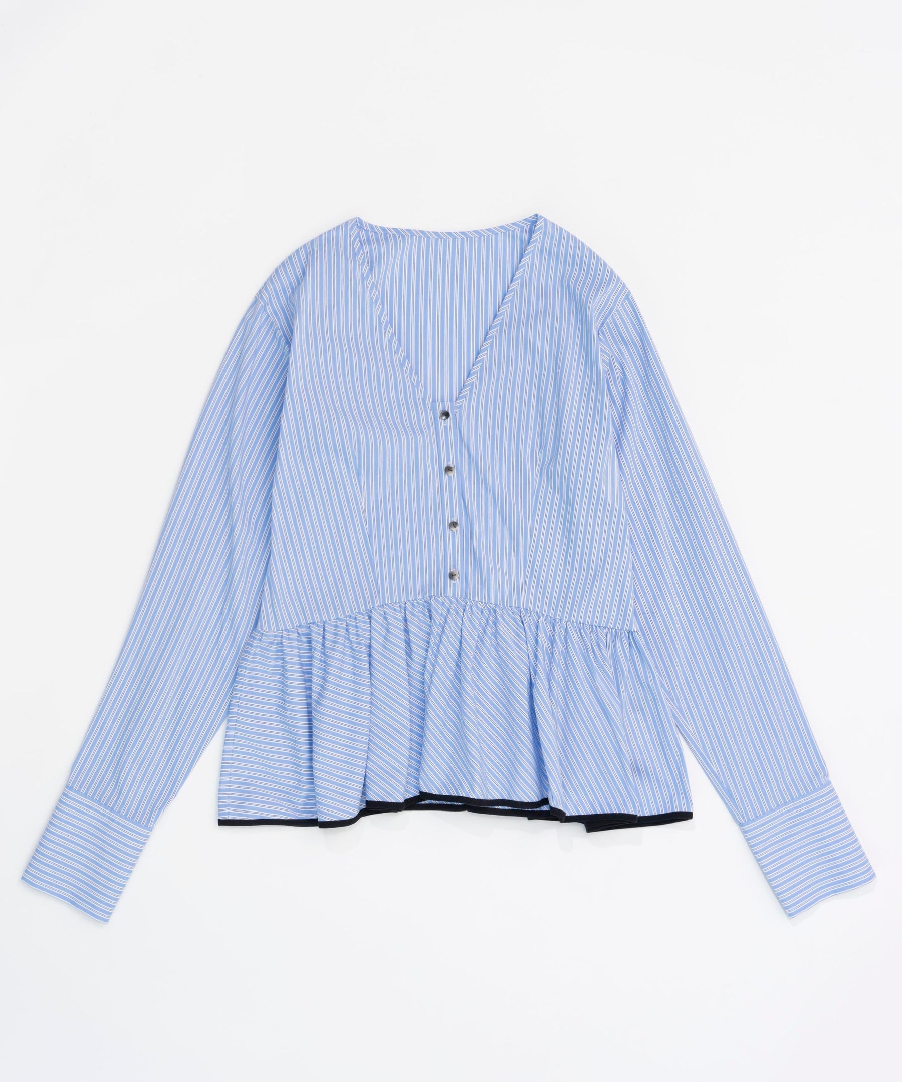 [24Autumn PRE-ORDER] Edge Trim Ruffle Shirt