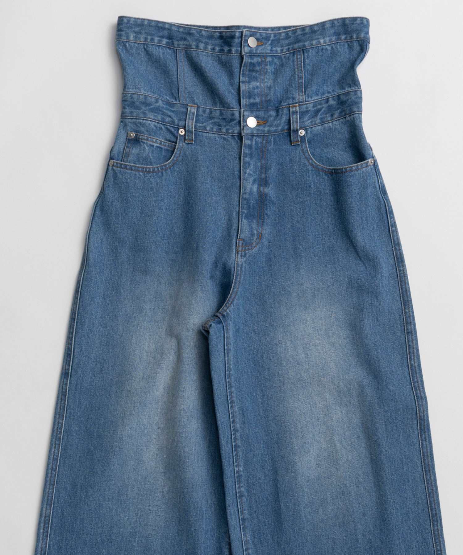 【2026Summer PRE-ORDER】2WAY High-Waist Wide Denim