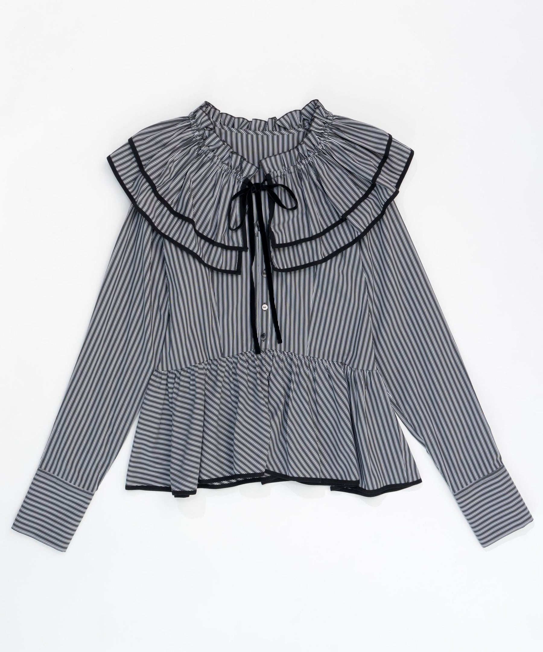 [24Autumn PRE-ORDER] Edge Trim Ruffle Shirt