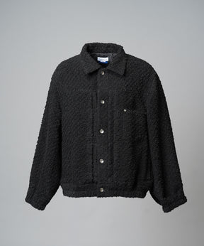 [Italian Dead Stock Fabric] Prime-Over Switching Stand Blouson