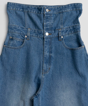 【2026Summer PRE-ORDER】2WAY High-Waist Wide Denim