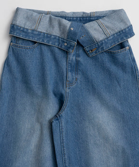 【2026Summer PRE-ORDER】2WAY High-Waist Wide Denim