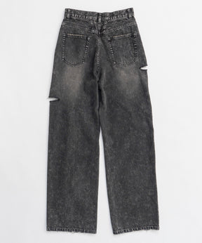 Over Pocket Denim Pants