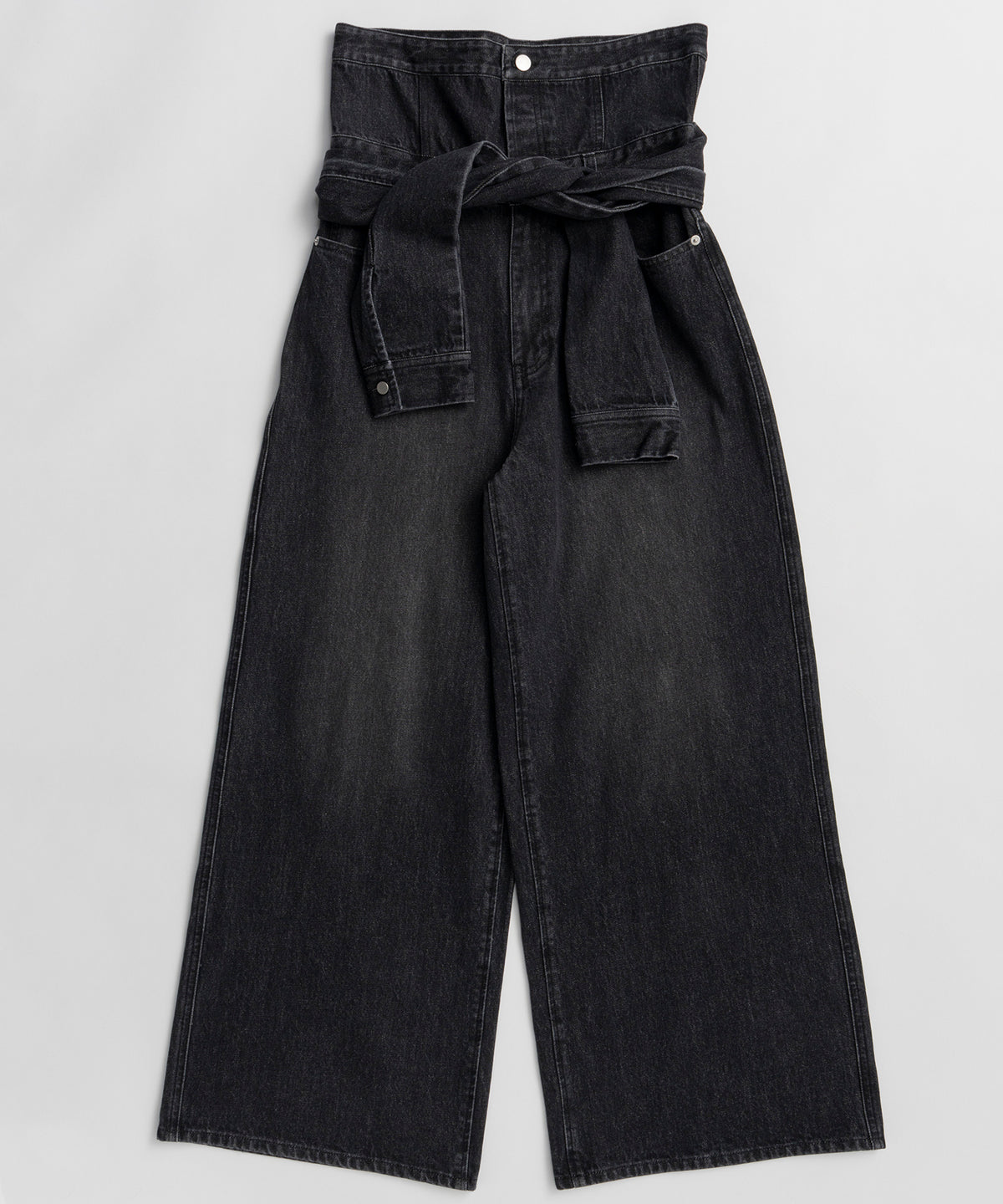 2WAY High-Waist Wide Denim