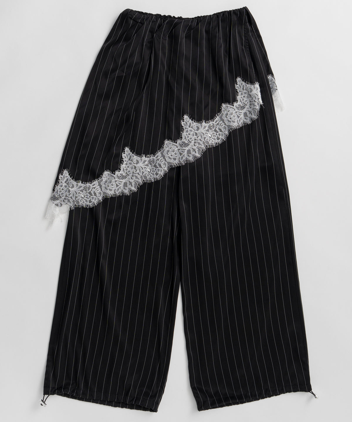 [2026Summer PRE-ORDER] Wrap Satin Lace Pants