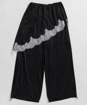 【PRE-ORDER】Wrap Satin Lace Pants