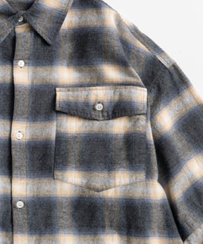【26AUTUMN PRE-ORDER】2WAY Check Overshirt