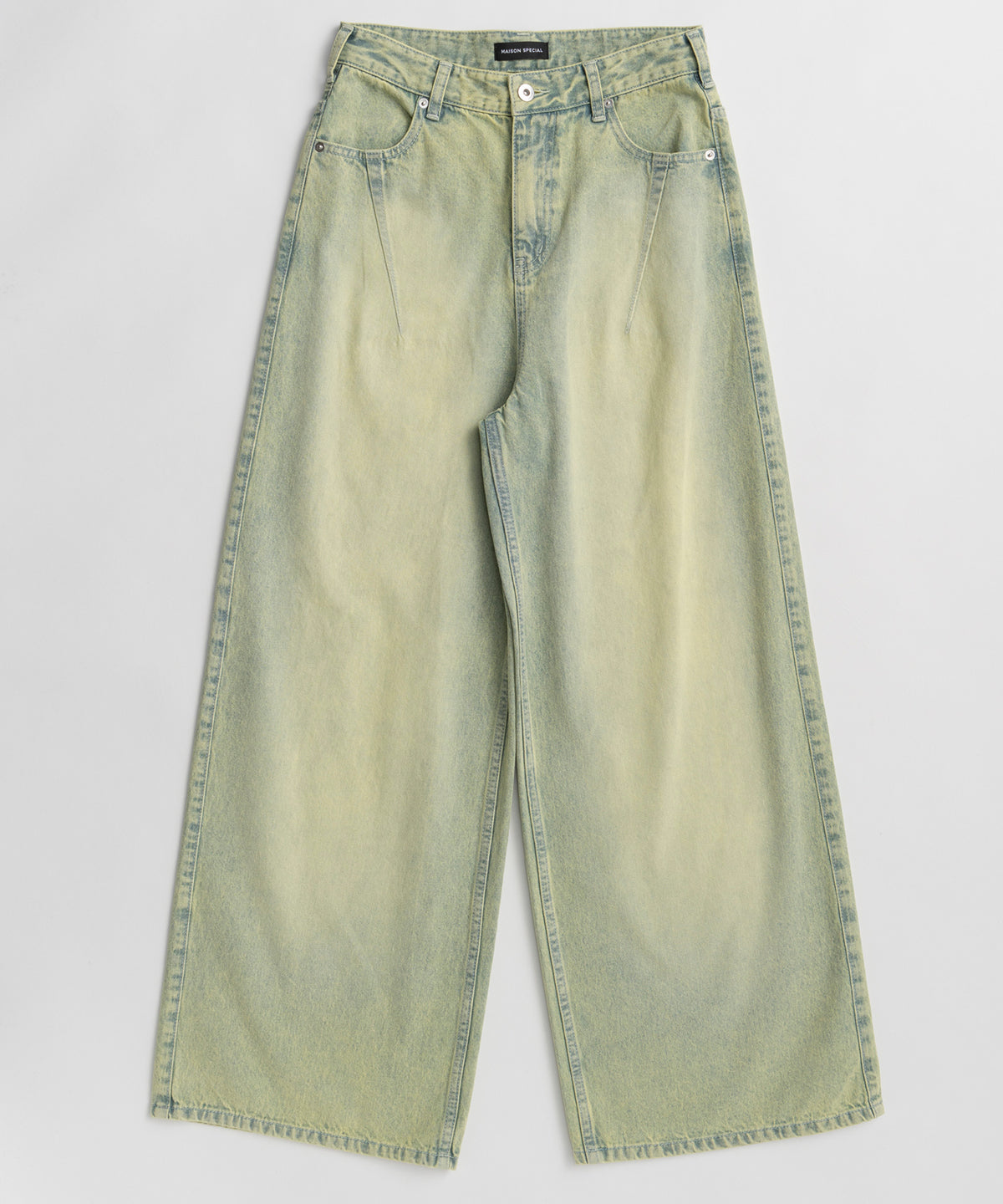 High Blast Over-Dyed Denim Pants