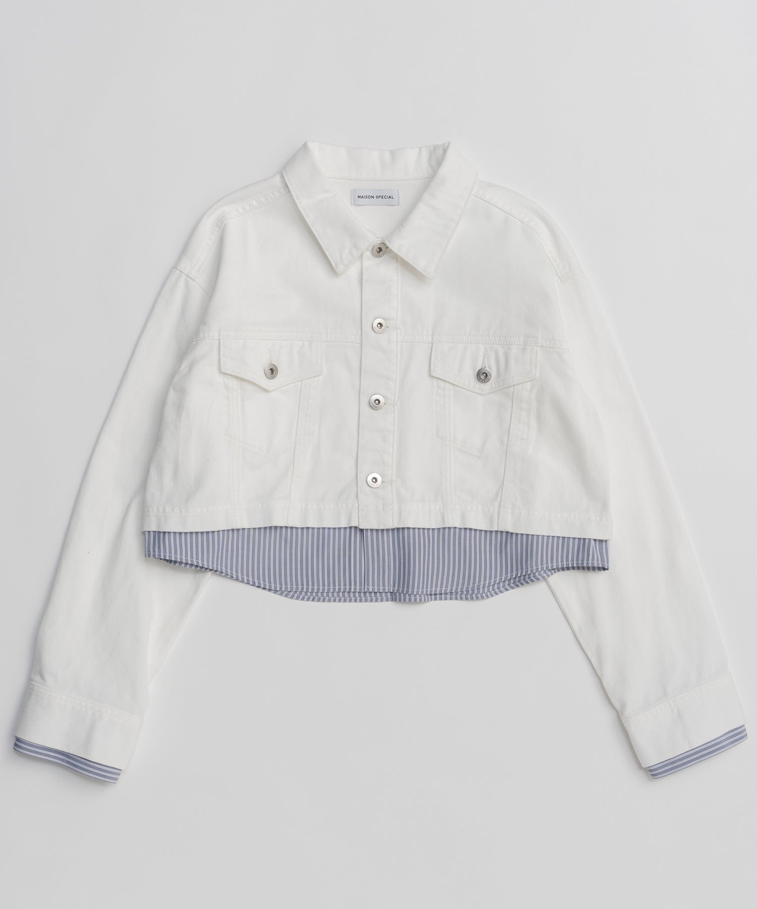 【26SPRING PRE-ORDER】2WAY Denim Short Jacket