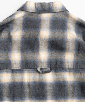 【26AUTUMN PRE-ORDER】2WAY Check Overshirt