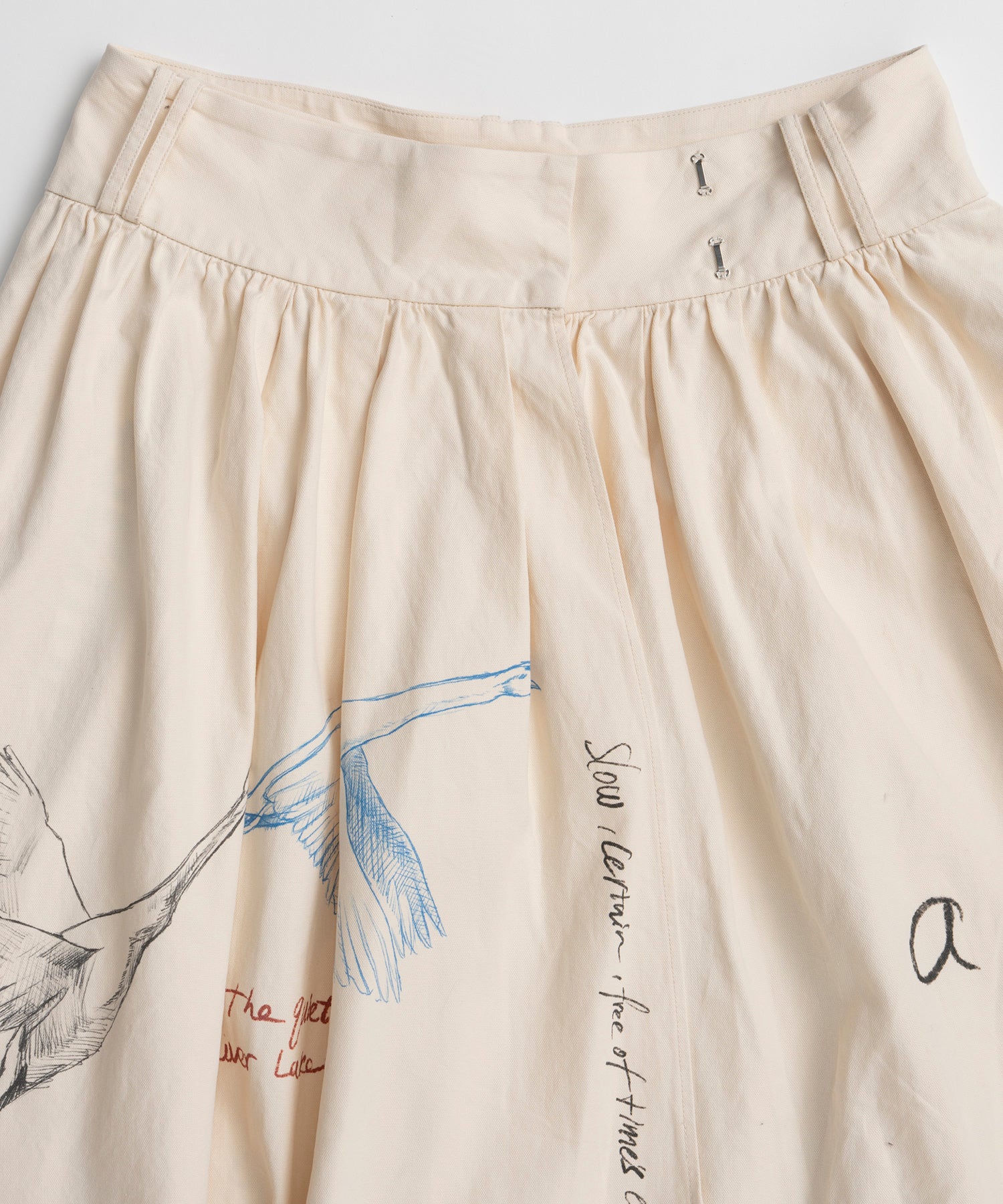 [2026Summer PRE-ORDER] Asymmetrical Wrap Print Skirt