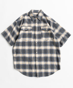 【26AUTUMN PRE-ORDER】2WAY Check Overshirt