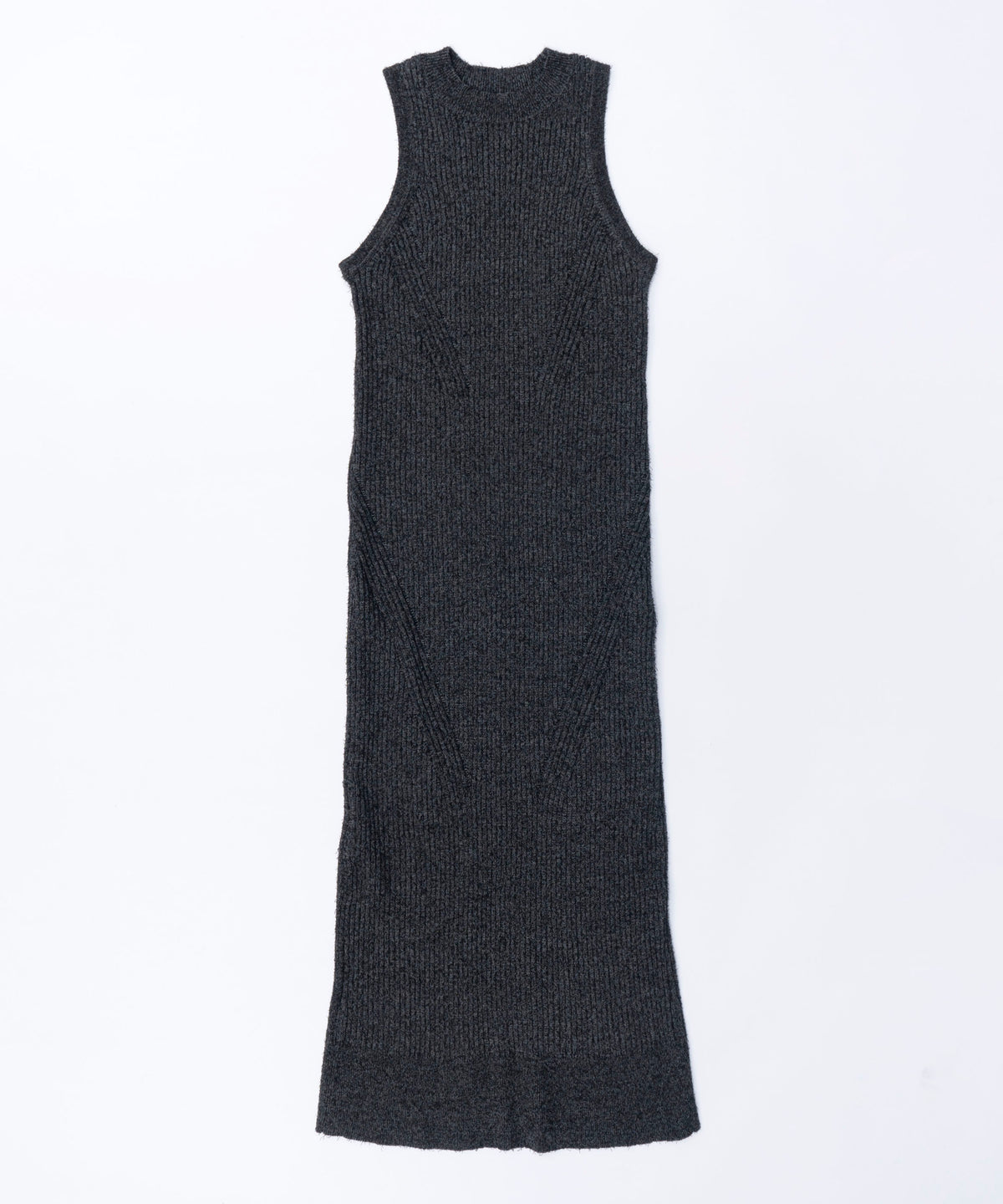 【24SPRING PRE-ORDER】Curl Yarn American Sleeve Maxi Knit One-piece Dress
