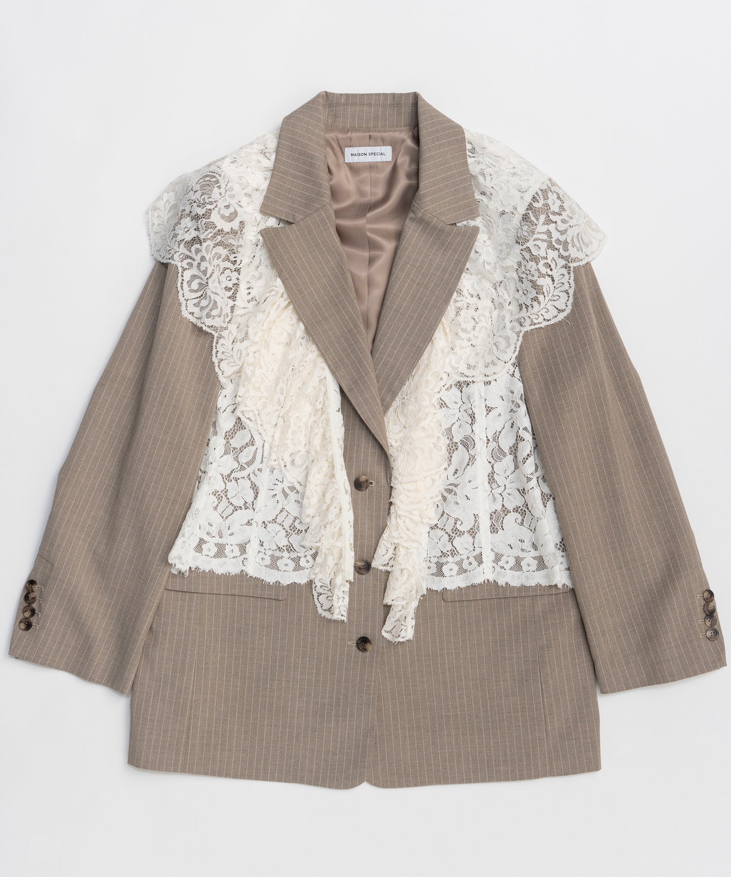 【26SPRING PRE-ORDER】Lace Vest Single Jacket