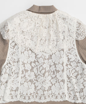 【26SPRING PRE-ORDER】Lace Vest Single Jacket