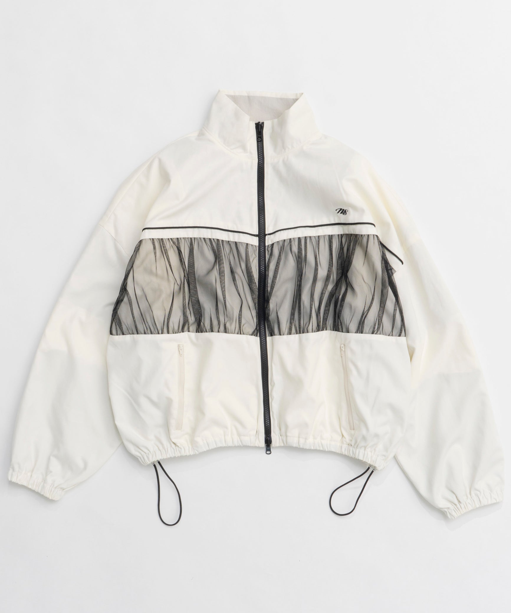 【25SPRING PRE-ORDER】Reversible Tulle Docking Track Jacket