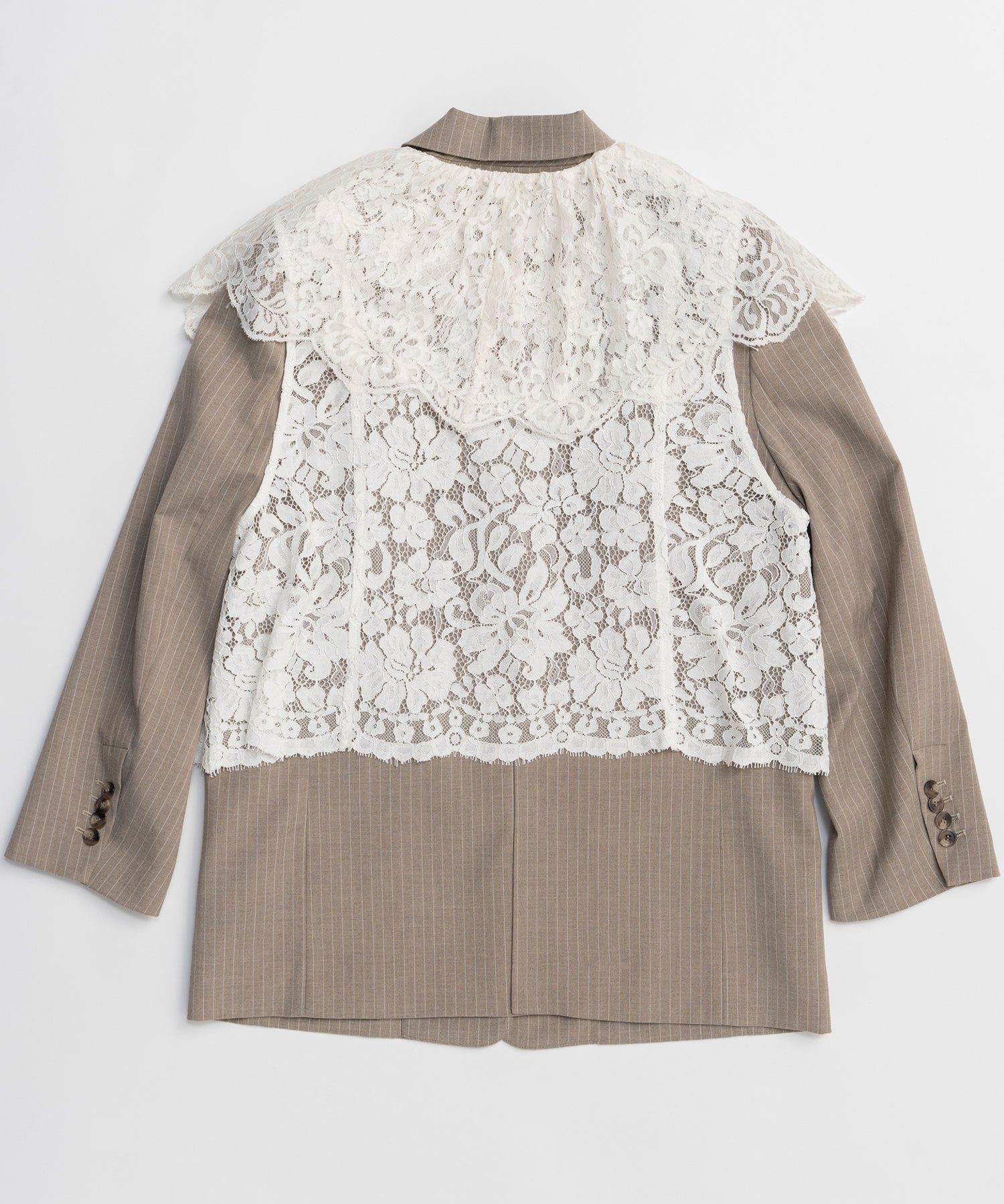 【26SPRING PRE-ORDER】Lace Vest Single Jacket