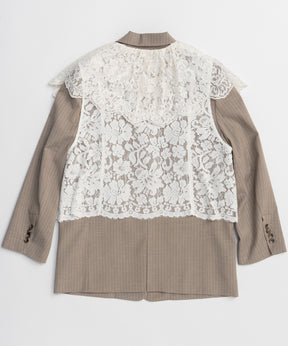 【26SPRING PRE-ORDER】Lace Vest Single Jacket
