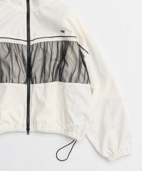 【25SPRING PRE-ORDER】Reversible Tulle Docking Track Jacket