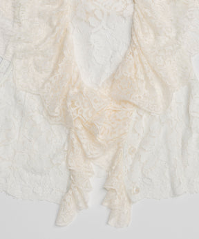 【26SPRING PRE-ORDER】Lace Vest Single Jacket