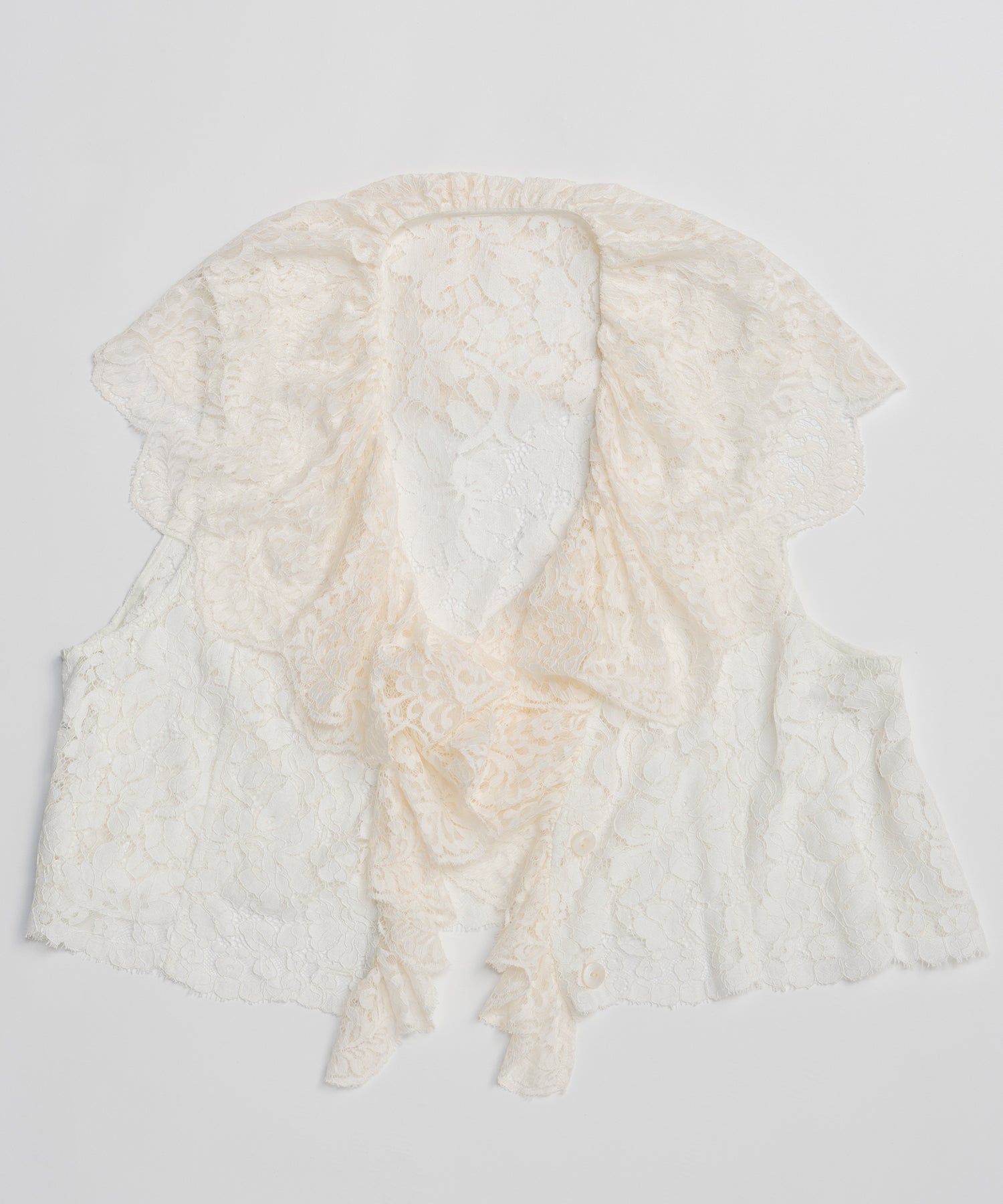 【26SPRING PRE-ORDER】Lace Vest Single Jacket