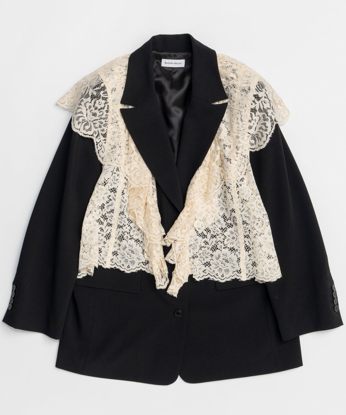 【26SPRING PRE-ORDER】Lace Vest Single Jacket