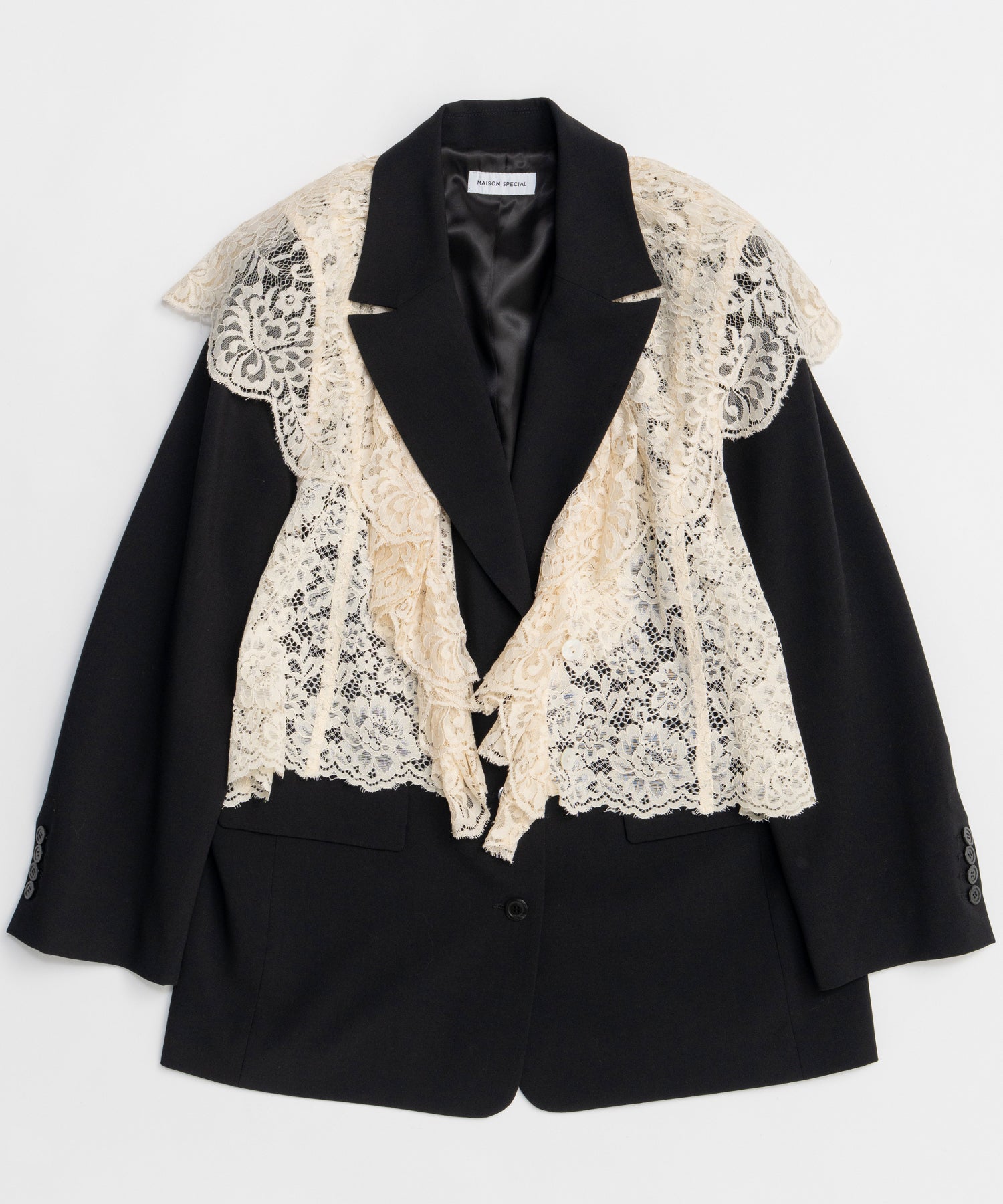 【26SPRING PRE-ORDER】Lace Vest Single Jacket