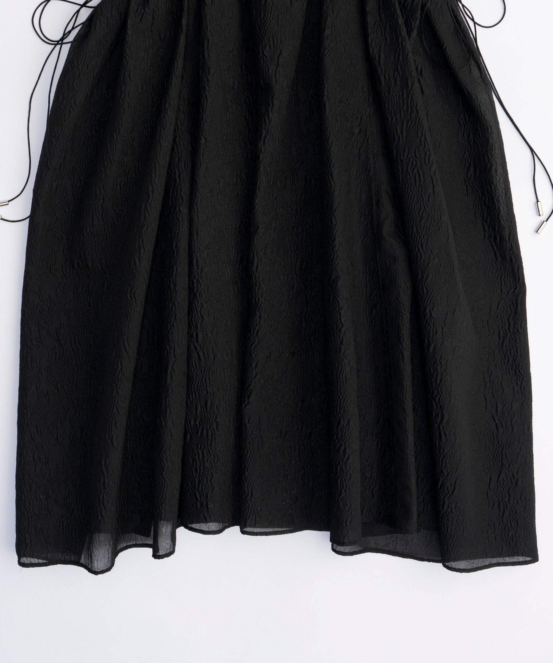 Sheer Jacquard Voluminous Skirt