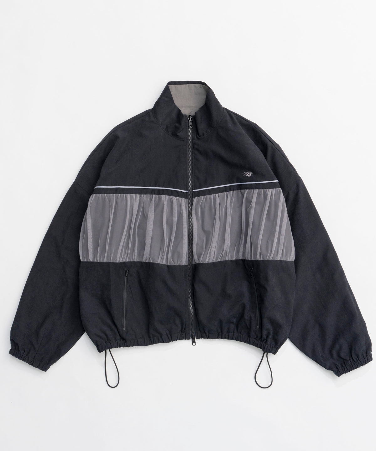 【25SPRING PRE-ORDER】Reversible Tulle Docking Track Jacket