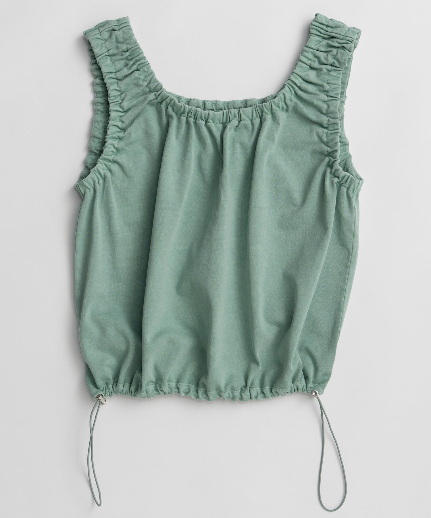 2WAY French Terry Gathered Top